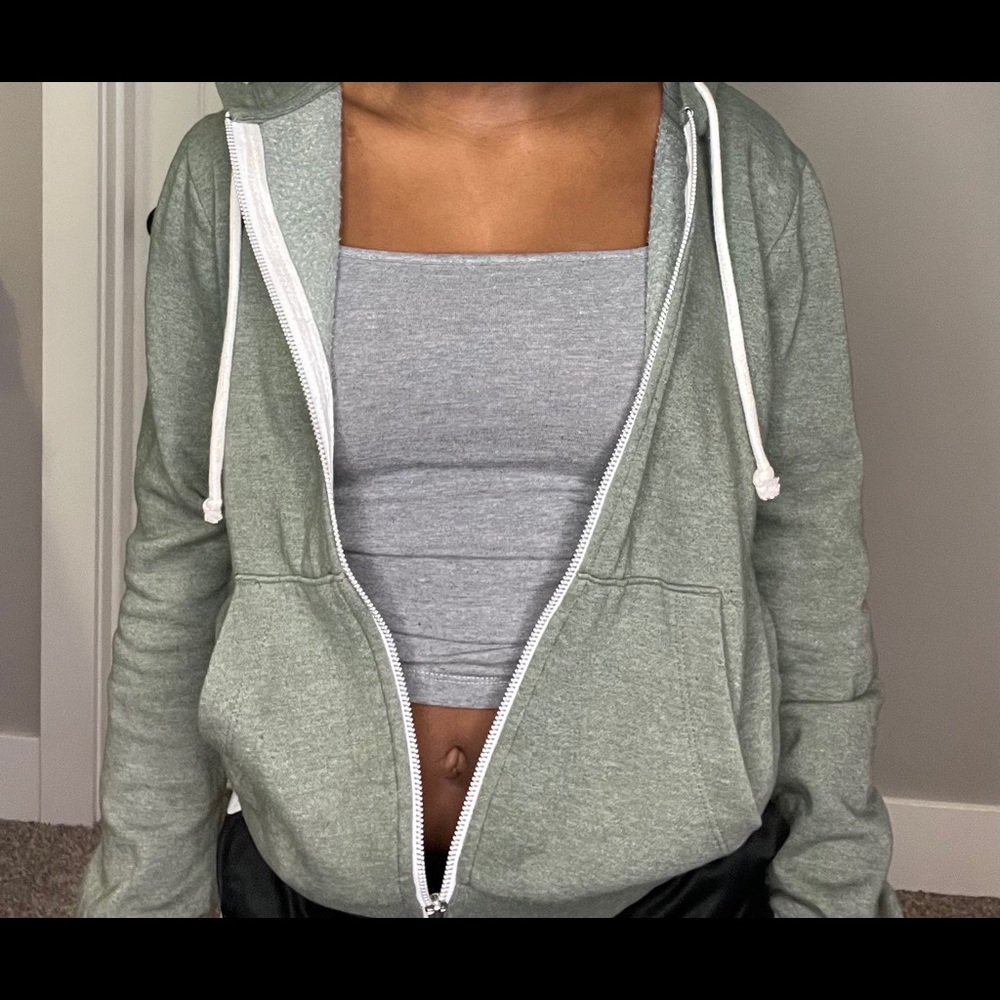 Green Zip Up Jacket!